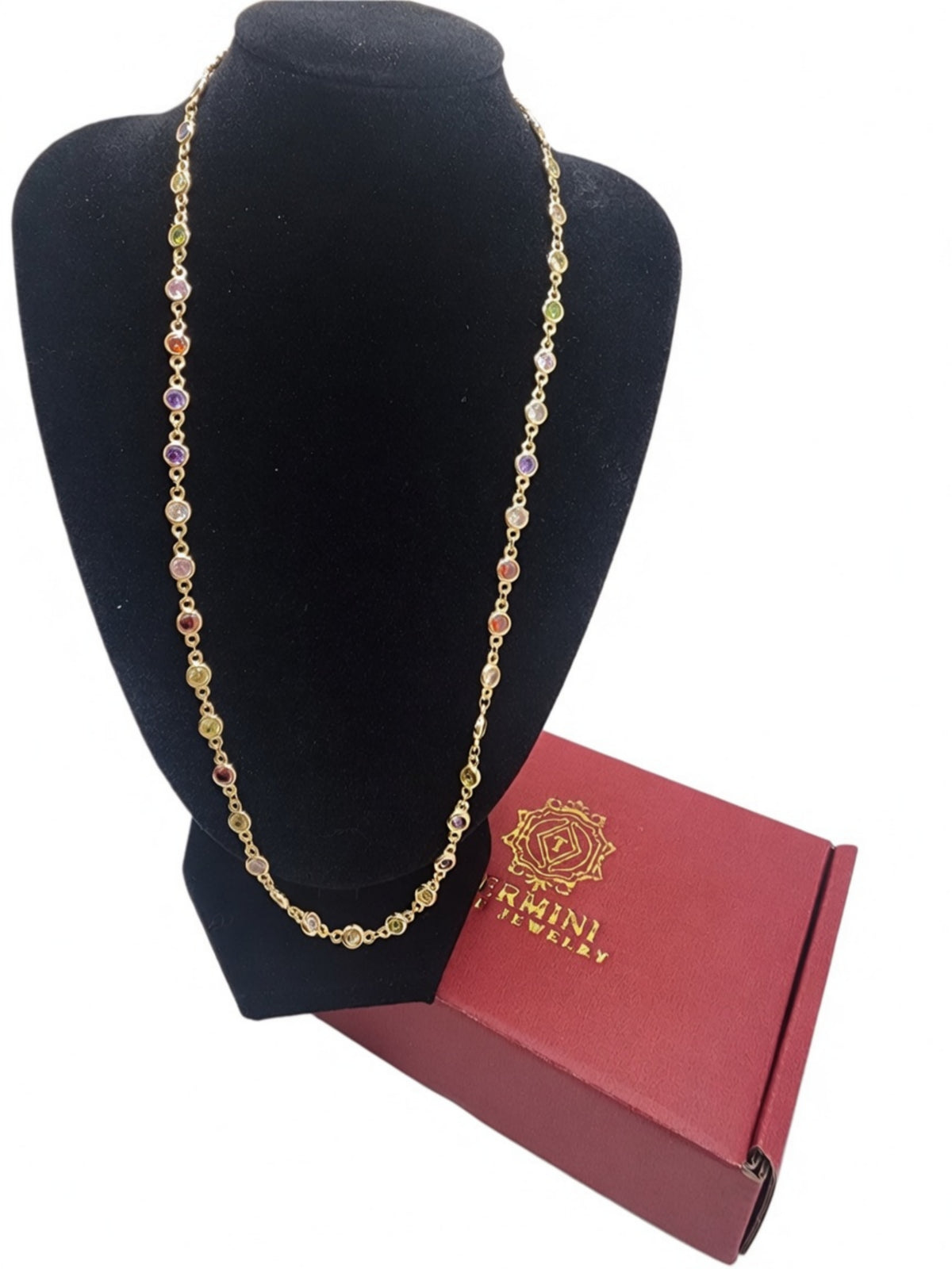 Prism Bezel Necklace — Short