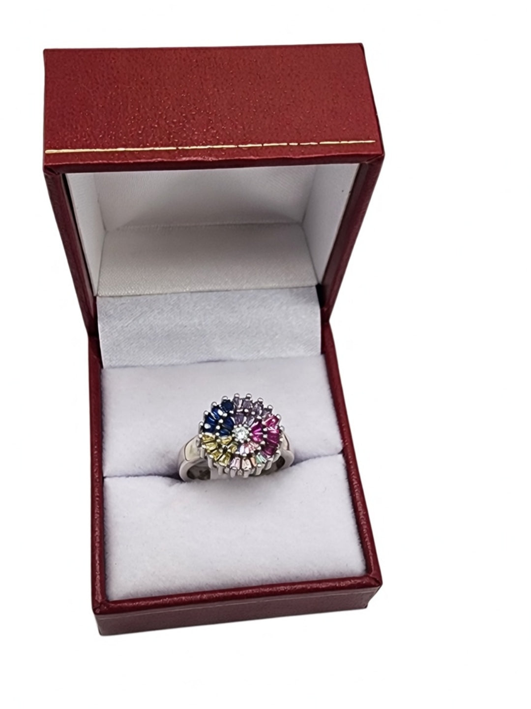 Kaleidoscope Sterling Silver Ring