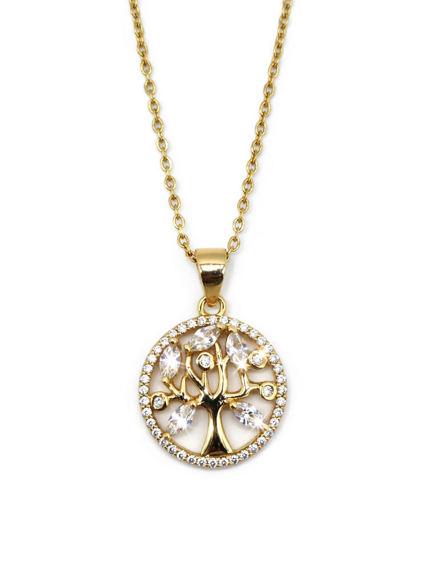 Arbre de Vie Gold-Plated Tree of Life Necklace