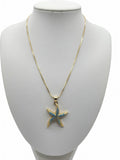 Azure Starfish Necklace