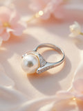 Freshwater Pearl & Silver Ring