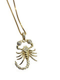 Solara Gold-Plated Scorpion Necklace