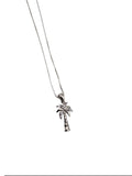 Palmera Sterling Silver Palm Tree Necklace