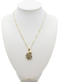 Azure Nautilus Necklace