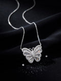 Éclat Papillon Sterling Silver Butterfly Necklace