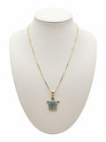Azure Sea Turtle Necklace