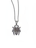 Araignée Sterling Silver Spider Necklace