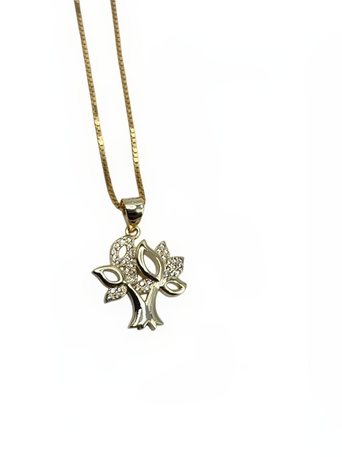 Jardin de Lumière Gold-Plated Tree Necklace