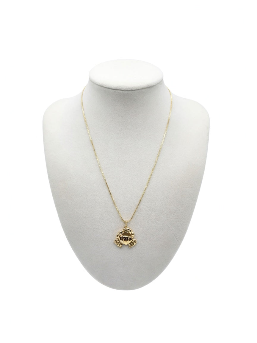Golden Crab Necklace