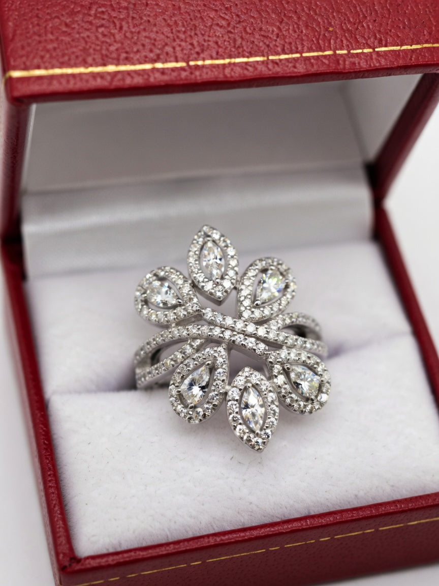 Celeste Sterling Silver Statement Ring